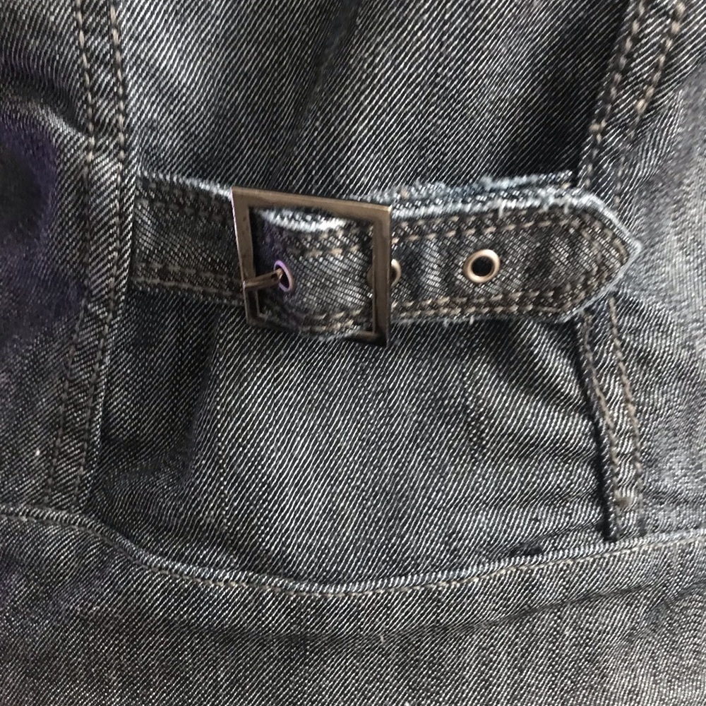 Frankie B Moto Denim Jacket Women's 6 - Picture 7 of 12